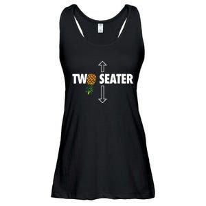 Two Seater Swinger Funny Upside Down Pineapple Swinger Ladies Essential Flowy Tank