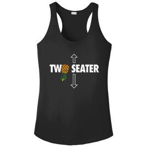 Two Seater Swinger Funny Upside Down Pineapple Swinger Ladies PosiCharge Competitor Racerback Tank