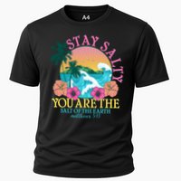 Tropical Stay Salty You Are The Salt Of The Earth Matthew 5 13 Cooling Performance Crew T-Shirt