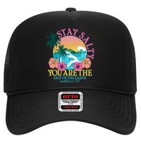Tropical Stay Salty You Are The Salt Of The Earth Matthew 5 13 Trucker Hat