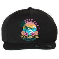 Tropical Stay Salty You Are The Salt Of The Earth Matthew 5 13 Wool Snapback Cap