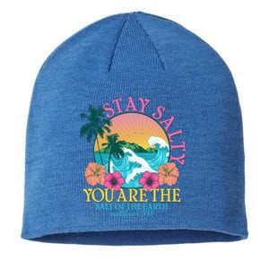 Tropical Stay Salty You Are The Salt Of The Earth Matthew 5 13 Sustainable Beanie