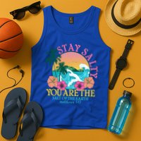 Tropical Stay Salty You Are The Salt Of The Earth Matthew 5 13 Tank Top