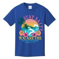 Tropical Stay Salty You Are The Salt Of The Earth Matthew 5 13 Kids T-Shirt
