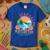 Tropical Stay Salty You Are The Salt Of The Earth Matthew 5 13 Kids T-Shirt