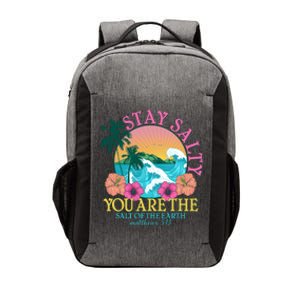 Tropical Stay Salty You Are The Salt Of The Earth Matthew 5 13 Vector Backpack