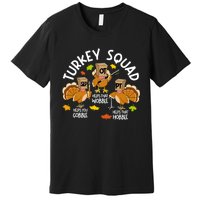 Turkey Squad Slp Ot Pt Therapy Team Fall Thanksgiving Premium T-Shirt