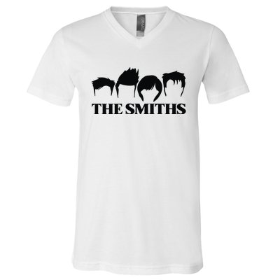 The Smiths Silhuette Rock Band V-Neck T-Shirt