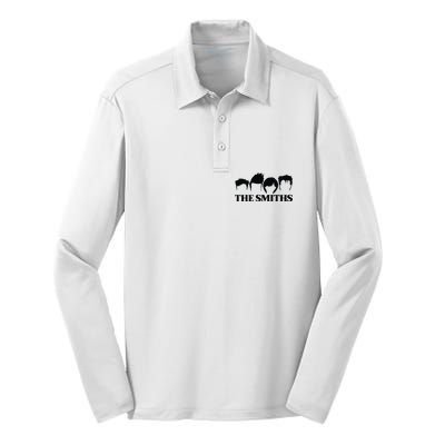 The Smiths Silhuette Rock Band Silk Touch Performance Long Sleeve Polo