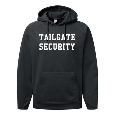 Tailgate Security Sport Party Gift Performance Fleece Hoodie