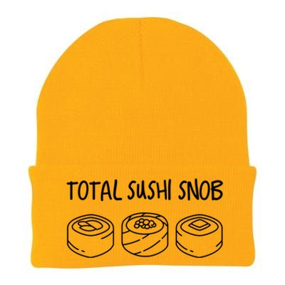 Total Sushi Snob For Sushi Lovers Gift Knit Cap Winter Beanie