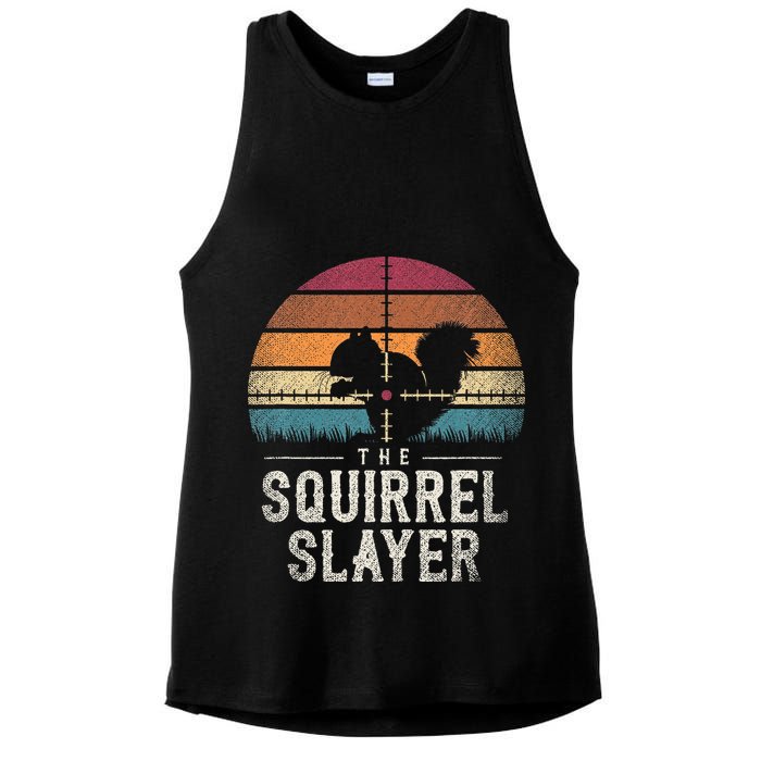 The Squirrel S.L.A.Y.E.R Squirrel Ladies PosiCharge Tri-Blend Wicking Tank