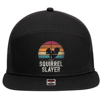The Squirrel S.L.A.Y.E.R Squirrel 7 Panel Mesh Trucker Snapback Hat