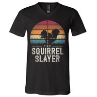 The Squirrel S.L.A.Y.E.R Squirrel V-Neck T-Shirt