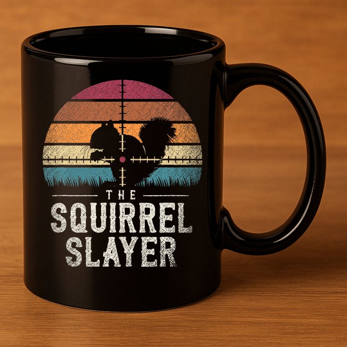 The Squirrel S.L.A.Y.E.R Squirrel 11oz C Handle Ceramic Mug