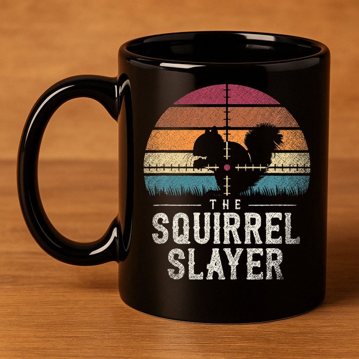 The Squirrel S.L.A.Y.E.R Squirrel 11oz C Handle Ceramic Mug