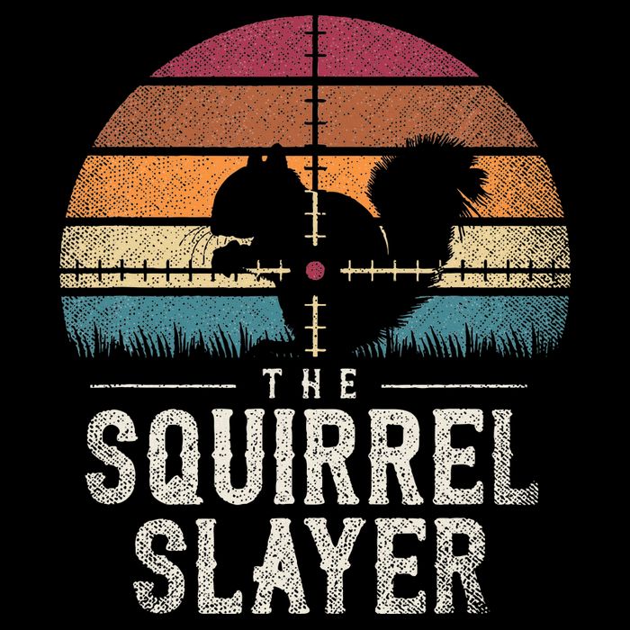 The Squirrel S.L.A.Y.E.R Squirrel Flat Bill Trucker Hat