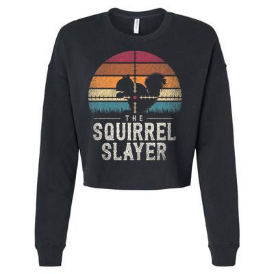 The Squirrel S.L.A.Y.E.R Squirrel Cropped Pullover Crew