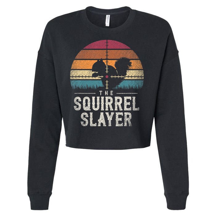 The Squirrel S.L.A.Y.E.R Squirrel Cropped Pullover Crew