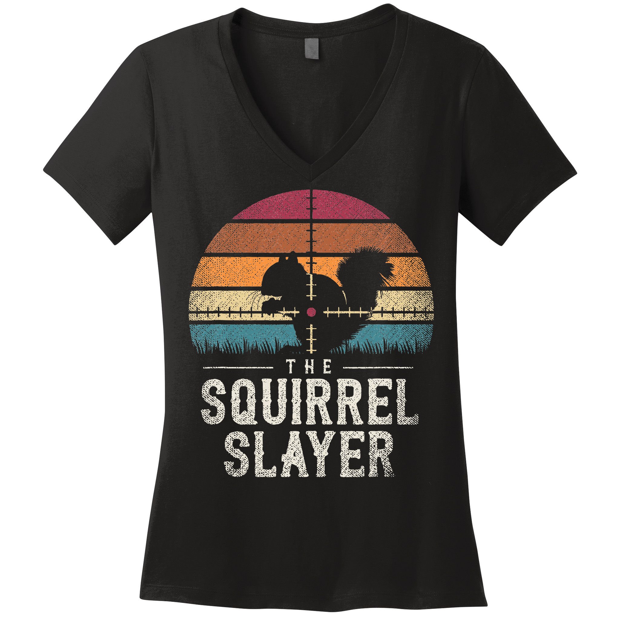 The Squirrel S.L.A.Y.E.R Squirrel Women's V-Neck T-Shirt