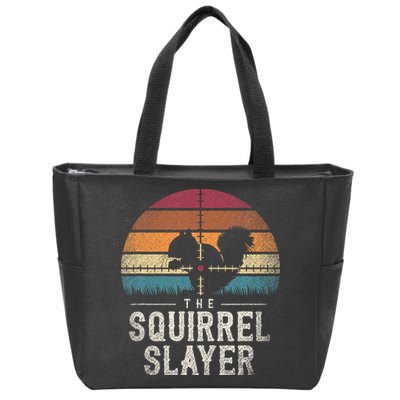 The Squirrel S.L.A.Y.E.R Squirrel Zip Tote Bag