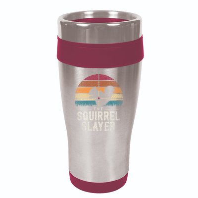 The Squirrel S.L.A.Y.E.R Squirrel 16oz Travel Tumbler