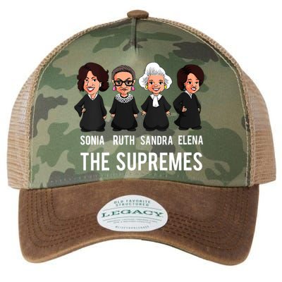 The Supremes Supreme Court Justices Rbg Funny Gift Legacy Tie Dye Trucker Hat