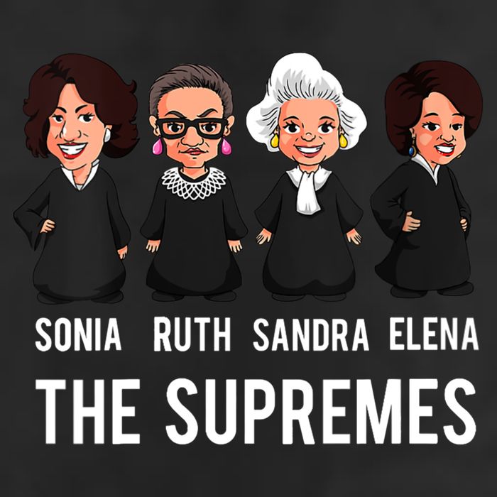 The Supremes Supreme Court Justices Rbg Funny Gift 7 Panel Mesh Trucker Snapback Hat