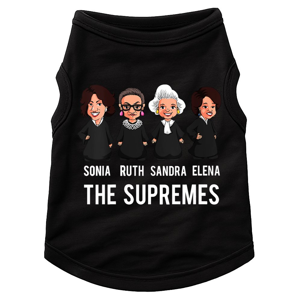 The Supremes Supreme Court Justices Rbg Funny Gift Doggie Tank