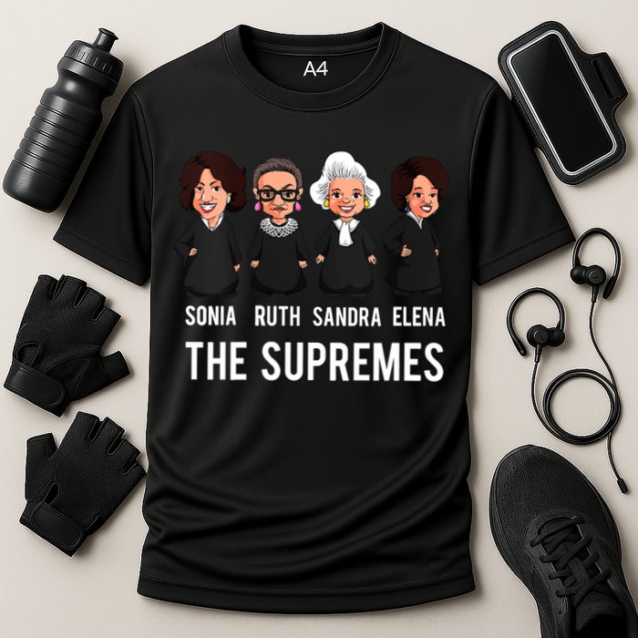 The Supremes Supreme Court Justices Rbg Funny Gift Cooling Performance Crew T-Shirt