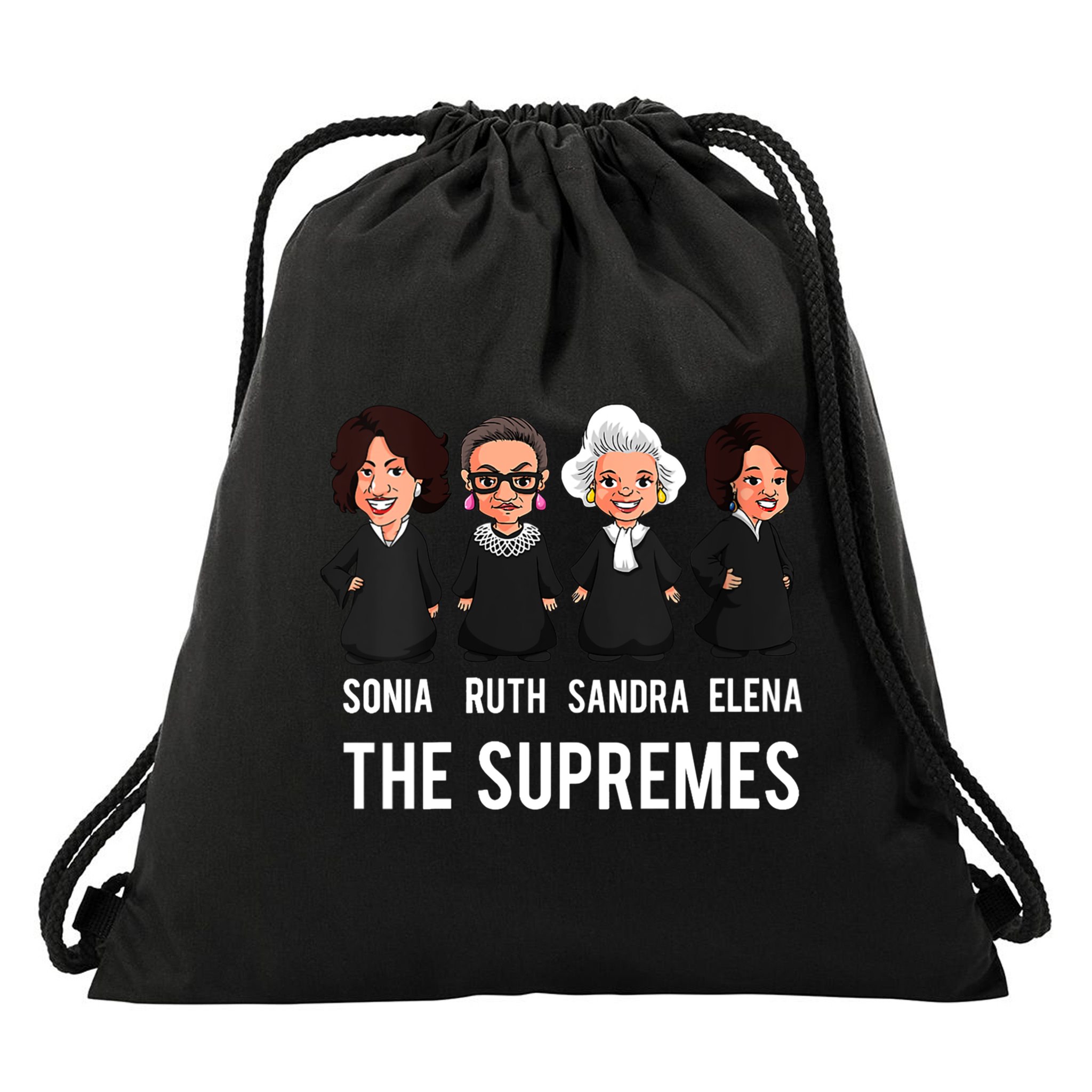The Supremes Supreme Court Justices Rbg Funny Gift Drawstring Bag