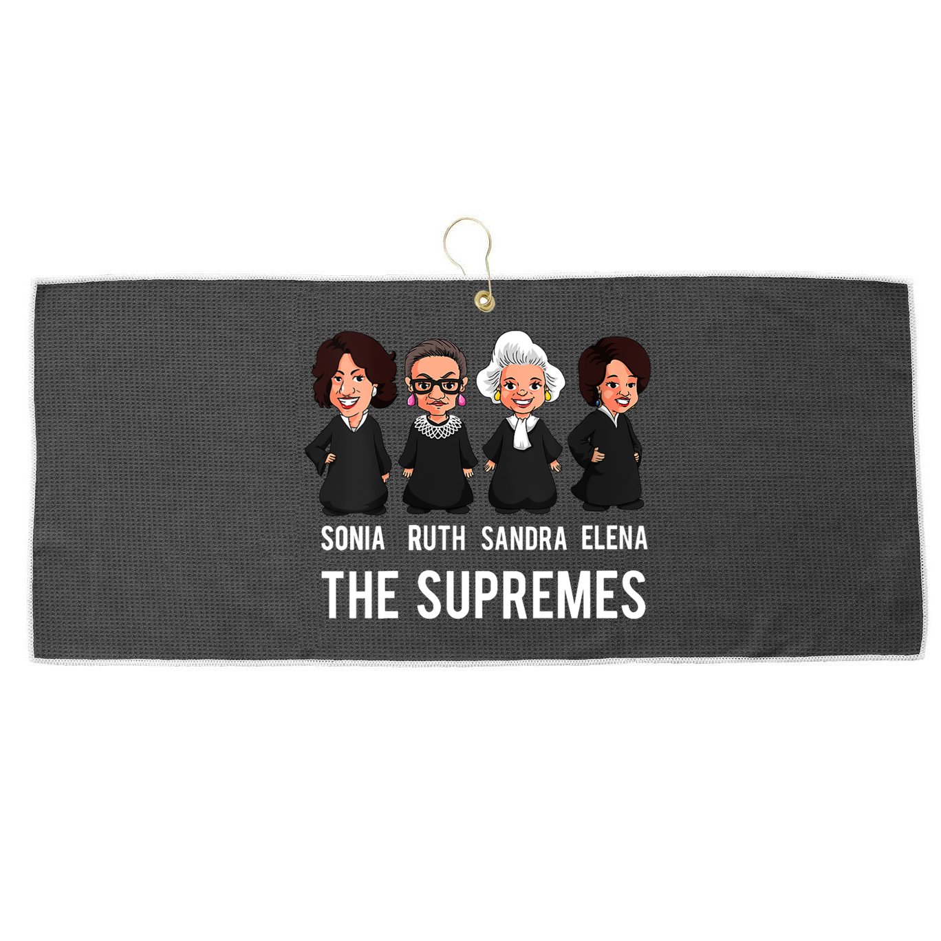 The Supremes Supreme Court Justices Rbg Funny Gift Large Microfiber Waffle Golf Towel