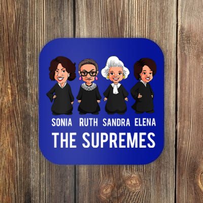 The Supremes Supreme Court Justices Rbg Funny Gift Coaster