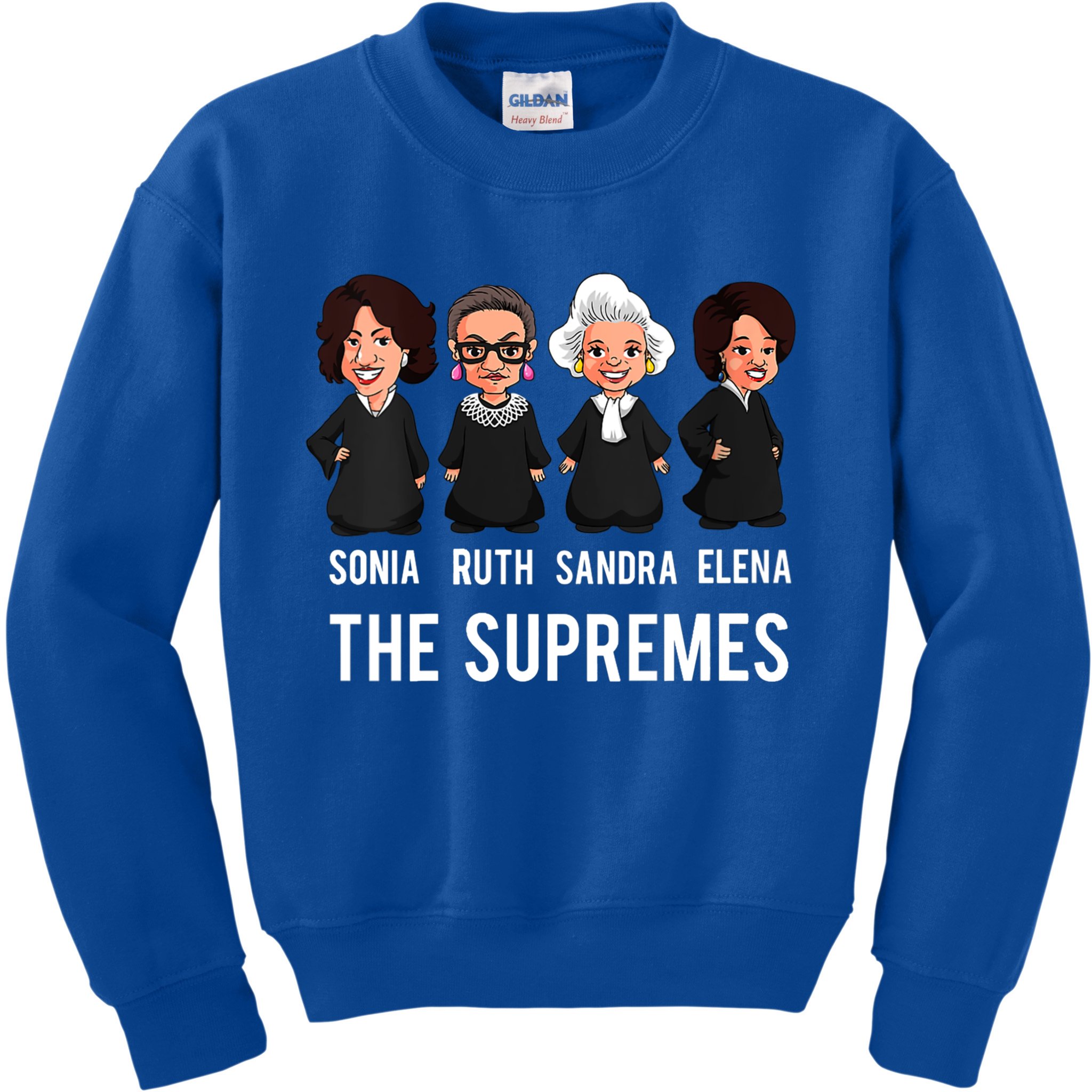The Supremes Supreme Court Justices Rbg Funny Gift Kids Sweatshirt