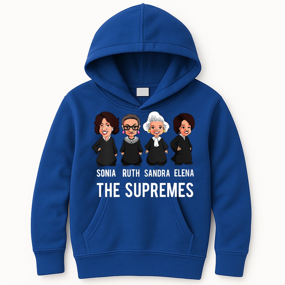 The Supremes Supreme Court Justices Rbg Funny Gift Kids Hoodie