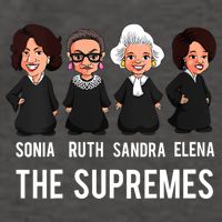 The Supremes Supreme Court Justices Rbg Funny Gift Vector Backpack