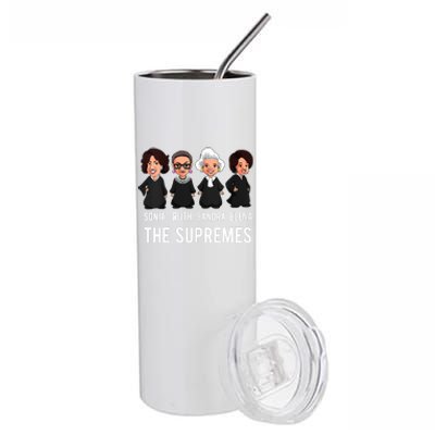 The Supremes Supreme Court Justices Rbg Funny Gift Stainless Steel Tumbler