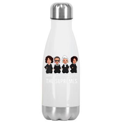 The Supremes Supreme Court Justices Rbg Funny Gift Stainless Steel Insulated Water Bottle