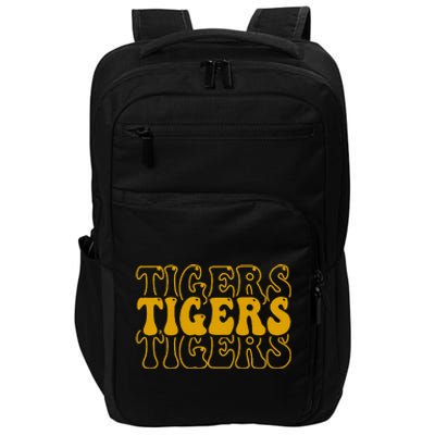 Tigers School Sports Fan Team Spirit Mascot Cute Impact Tech Backpack