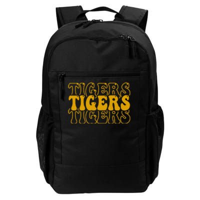 Tigers School Sports Fan Team Spirit Mascot Cute Daily Commute Backpack