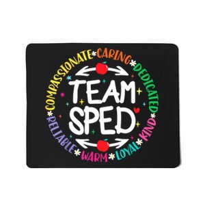 Team Sped Special Teacher Specialist School Caretaker Staff Mousepad