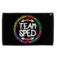 Team Sped Special Teacher Specialist School Caretaker Staff Grommeted Golf Towel