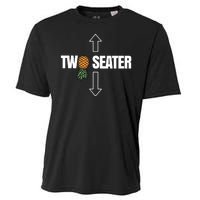 Two Seater Swinger Pineapple Funny Cooling Performance Crew T-Shirt