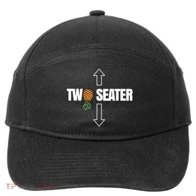 Two Seater Swinger Pineapple Funny 7-Panel Snapback Hat