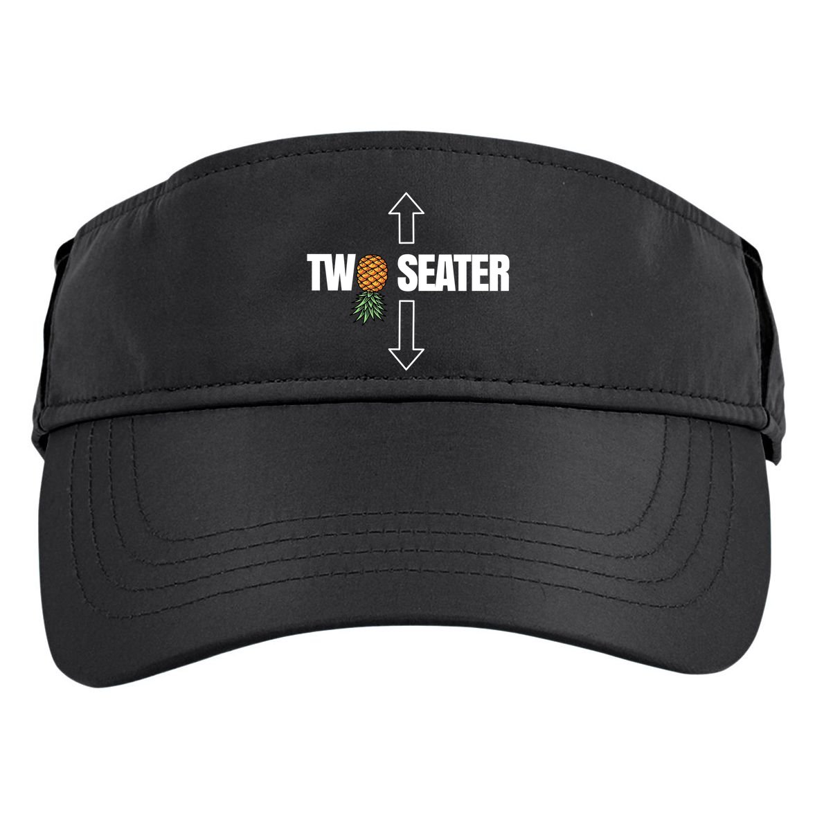 Two Seater Swinger Pineapple Funny Adult Drive Performance Visor