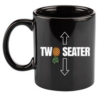 Two Seater Swinger Pineapple Funny 11oz C Handle Ceramic Mug