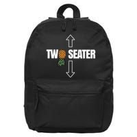 Two Seater Swinger Pineapple Funny 16 in Basic Backpack