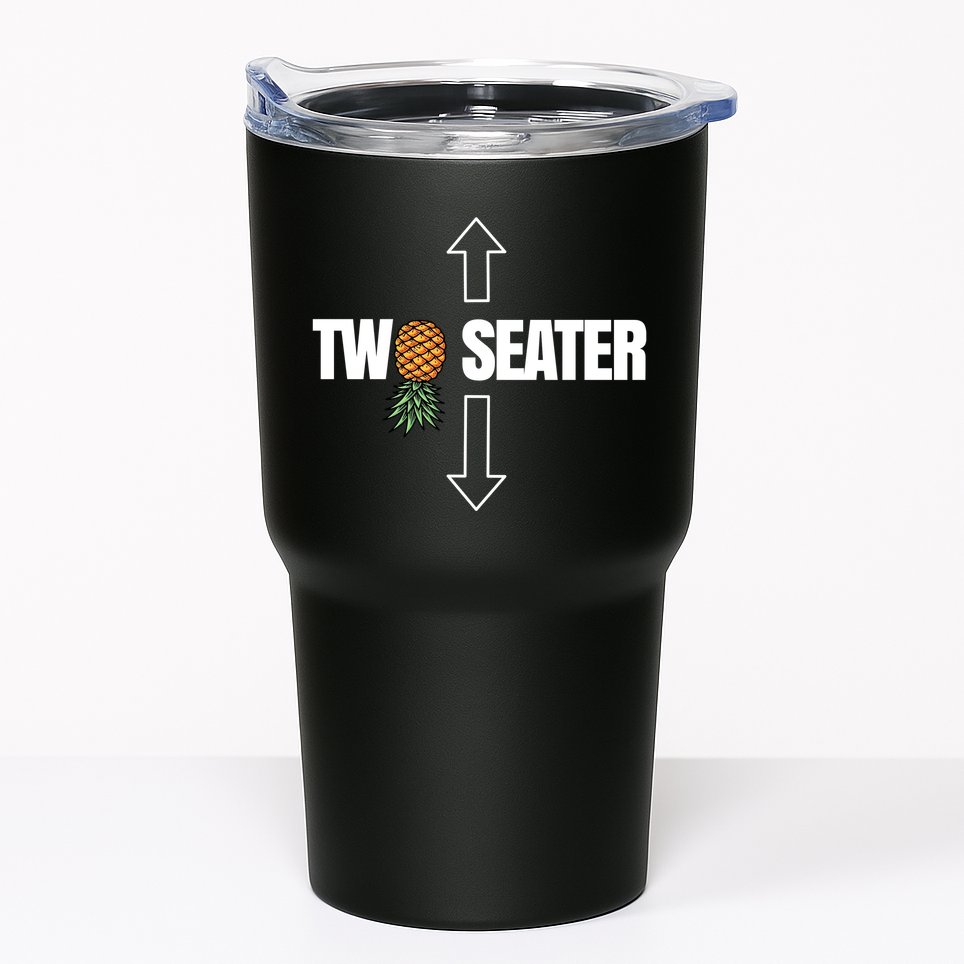 Two Seater Swinger Pineapple Funny Tumbler