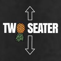 Two Seater Swinger Pineapple Funny 25L Jumbo Tote