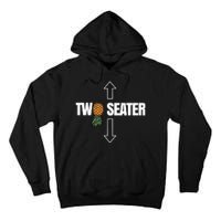 Two Seater Swinger Pineapple Funny Tall Hoodie